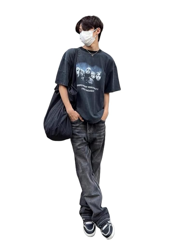 OASIS 当店限定 イラスト風 オアシス ギャラガー 音楽 古着風 バンT